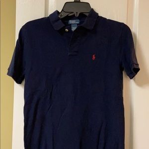 Polo by Ralph Lauren Navy Blue Polo (Size 10-12)